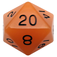 35mm Mega Acrylic d20 - Available in Multiple Colors!