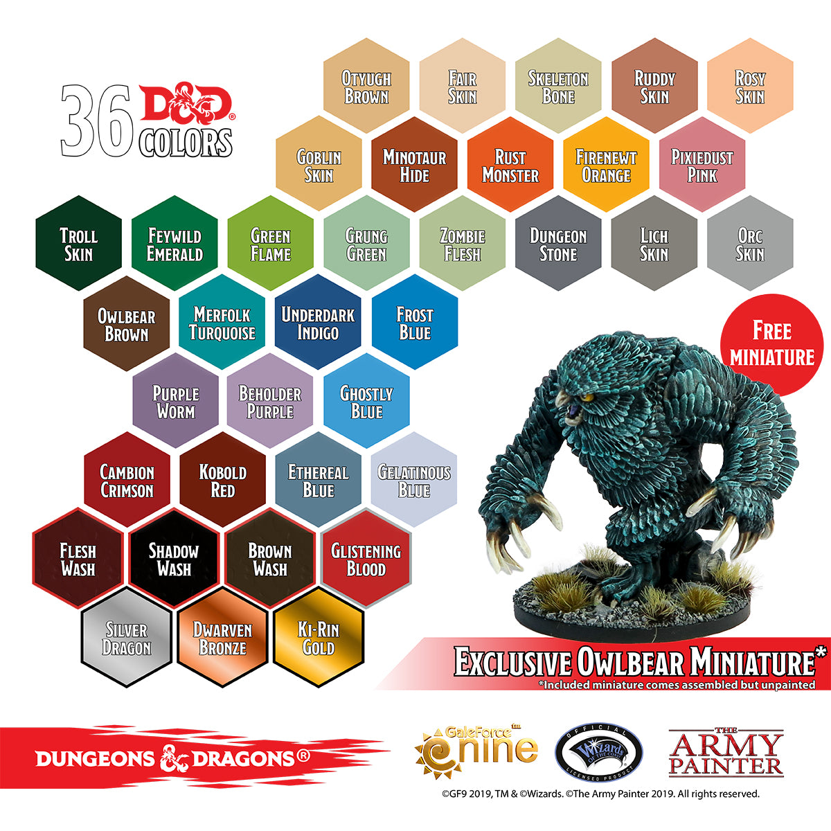 D&D Nolzur's Marvelous Pigments: Monster Paint Set