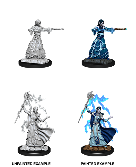 D&D Minis: Wave 12 - Female Elf Wizard