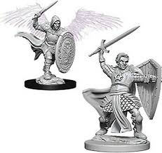 D&D Nolzur`s Unpainted Minis: Aasimar Male Paladin