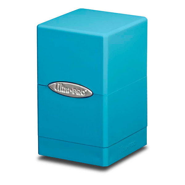 Deckbox: Satin Tower 100+ Solid- Blue, Sky