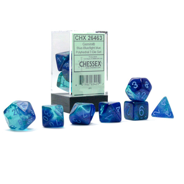 7-Die Set Gemini Luminary: Blue-Blue/Light Blue