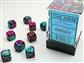 Gemini® 12mm d6 Purple-Teal/gold Dice Block™ (36 dice)