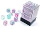 Nebula® 12mm d6 Wisteria/white Luminary™ Dice Block™ (36 dice)