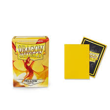 Dragon Shield Sleeves: Standard- Matte Yellow (100)