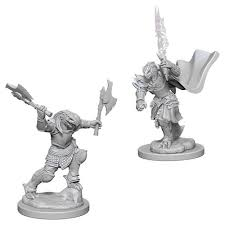 D&D Nolzur`s Unpainted Minis: Dragonborn Female Fighter