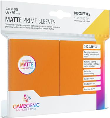 Matte Prime Sleeves: Orange