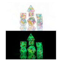 RPG Dice Set (7): Lucky Charm Glowworm