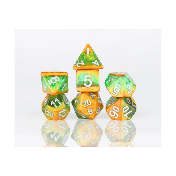 RPG Dice Set (7): Rainforest