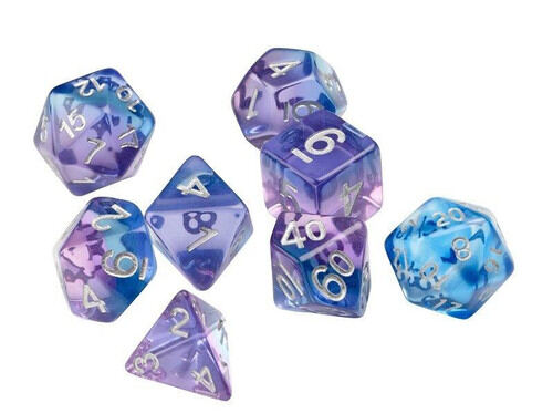 RPG Dice Set (7): Watercolors