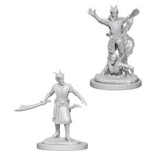 D&D Nolzur`s Unpainted Minis: Male Tiefling Warlock