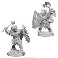 D&D Nolzur`s Unpainted Minis: Dragonborn Male Paladin