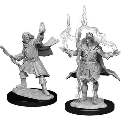 Pathfinder Battles Deep Cuts Unpainted Minis: W14 Male Elf Sorcerer