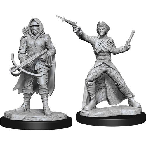 WizKids Deep Cuts Unpainted Minis: W15 Bounty Hunter & Outlaw