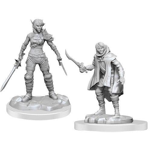 D&D Minis: Wave 19 - Elf Rogue & Half-Elf Rogue Protege